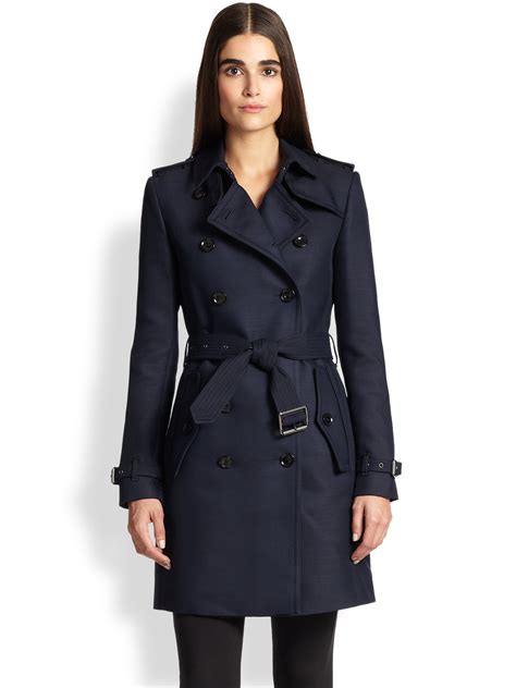 stone blue burberry trench coat|burberry brit trench coat women's.